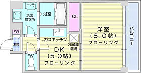 アートパレス壱番館  ｜ 北海道札幌市北区北二十三条西5丁目1-17（賃貸マンション1DK・8階・33.12㎡） その2