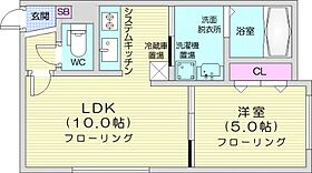 アーバンスクエア発寒  ｜ 北海道札幌市西区発寒五条2丁目（賃貸マンション1LDK・2階・33.41㎡） その2