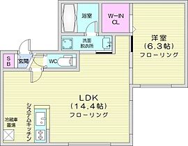 シティプレミア宮の沢  ｜ 北海道札幌市西区発寒六条10丁目（賃貸マンション1LDK・3階・43.00㎡） その2