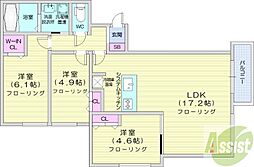 間取図画像 3LDK