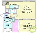 リベルタ桑園1階4.7万円