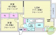 物件の間取り