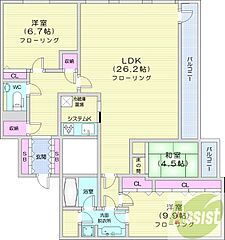 物件の間取り