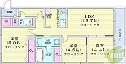 間取図画像 3LDK