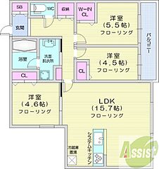 物件の間取り