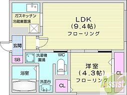 間取図画像 1LDK