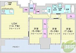 間取図画像 3LDK
