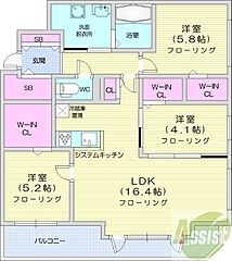 物件の間取り