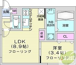 間取図画像 1LDK