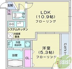 物件の間取り