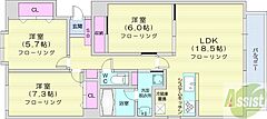 物件の間取り