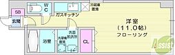 第6松屋ビル ワンルームの間取図画像