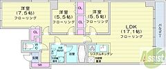 物件の間取り