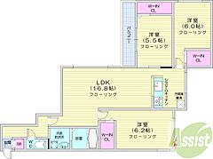 物件の間取り