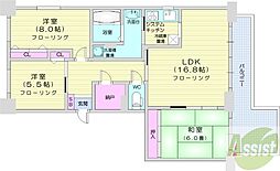 リーベンデール北11 3LDKの間取図画像