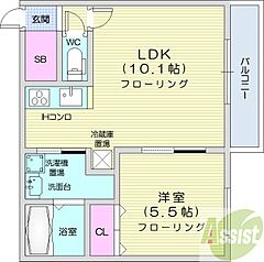 物件の間取り