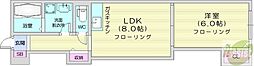 グランメゾン22 1LDKの間取図画像