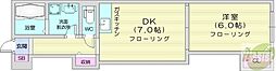 グランメゾン22 1LDKの間取図画像