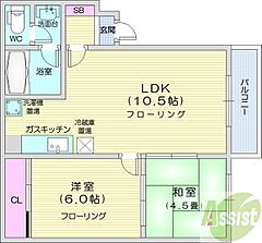 物件の間取り