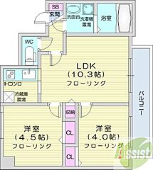 物件の間取り
