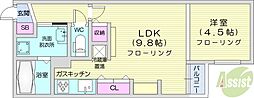 ZweitLogik 1LDKの間取図画像