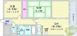 第17松井ビル 3DKの間取図画像