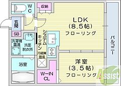 物件の間取り