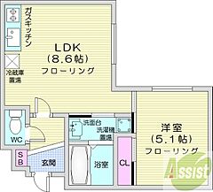 物件の間取り