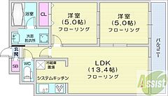 物件の間取り