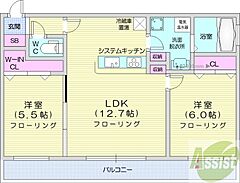 物件の間取り