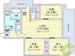 アコード23 3LDKの間取図画像