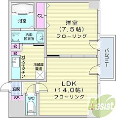 物件の間取り
