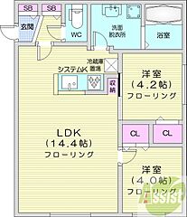 物件の間取り