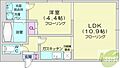 エスパスブラン2階4.9万円