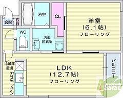 物件の間取り