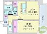 間取り：1LDK、都市ガス、システムキッチン、シャンプードレッサー