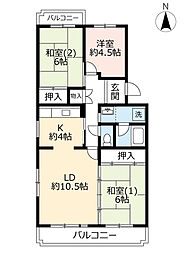 間取図画像 3LDK