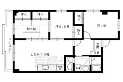 間取図画像 3LDK