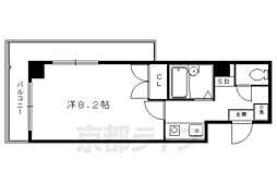 ＣＯＺＹスチューデントジュラク 3階1Kの間取り