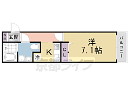 間取図画像 1K