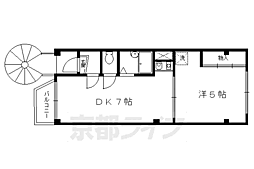 平塚ビル 1DKの間取図画像