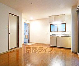 京福電気鉄道北野線 北野白梅町駅 徒歩15分の賃貸マンション 2階ワンルームのリビング/ダイニング