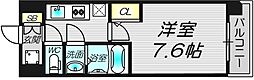 リッツ加島 1Kの間取図画像