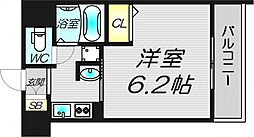 エステムコート新大阪6エキスプレイス 1Kの間取図画像