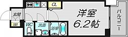エスリードレジデンス大阪桜ノ宮 1Kの間取図画像