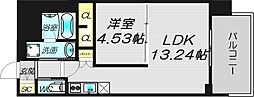 プレジオ永和ASIAN 1LDKの間取図画像