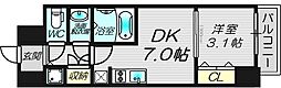 スペーシア日本橋東 1DKの間取図画像