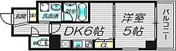 BRAVI南堀江 1DKの間取図画像