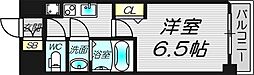 プレサンス梅田北オール 1Kの間取図画像