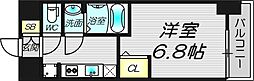 CASAREGULUS新大阪 1Kの間取図画像